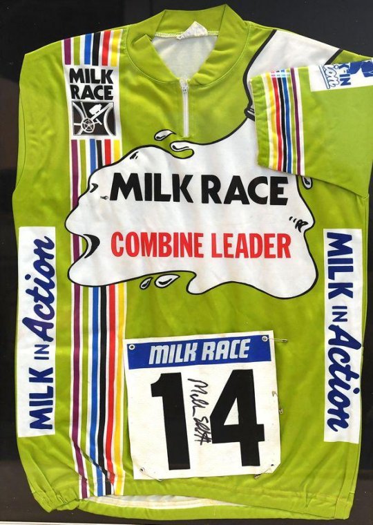 Malcolm Elliott 1990 Milk Race Jersey