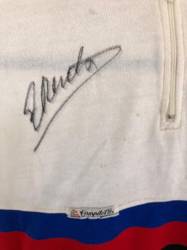 Rainbow jersey signed Merckx 