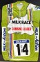 Image of Milk Race leaders jersey signed by Malcolm Elliot